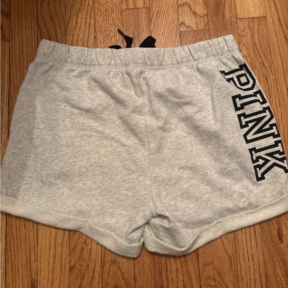 PINK Victoria's Secret Light Gray Athletic Shorts